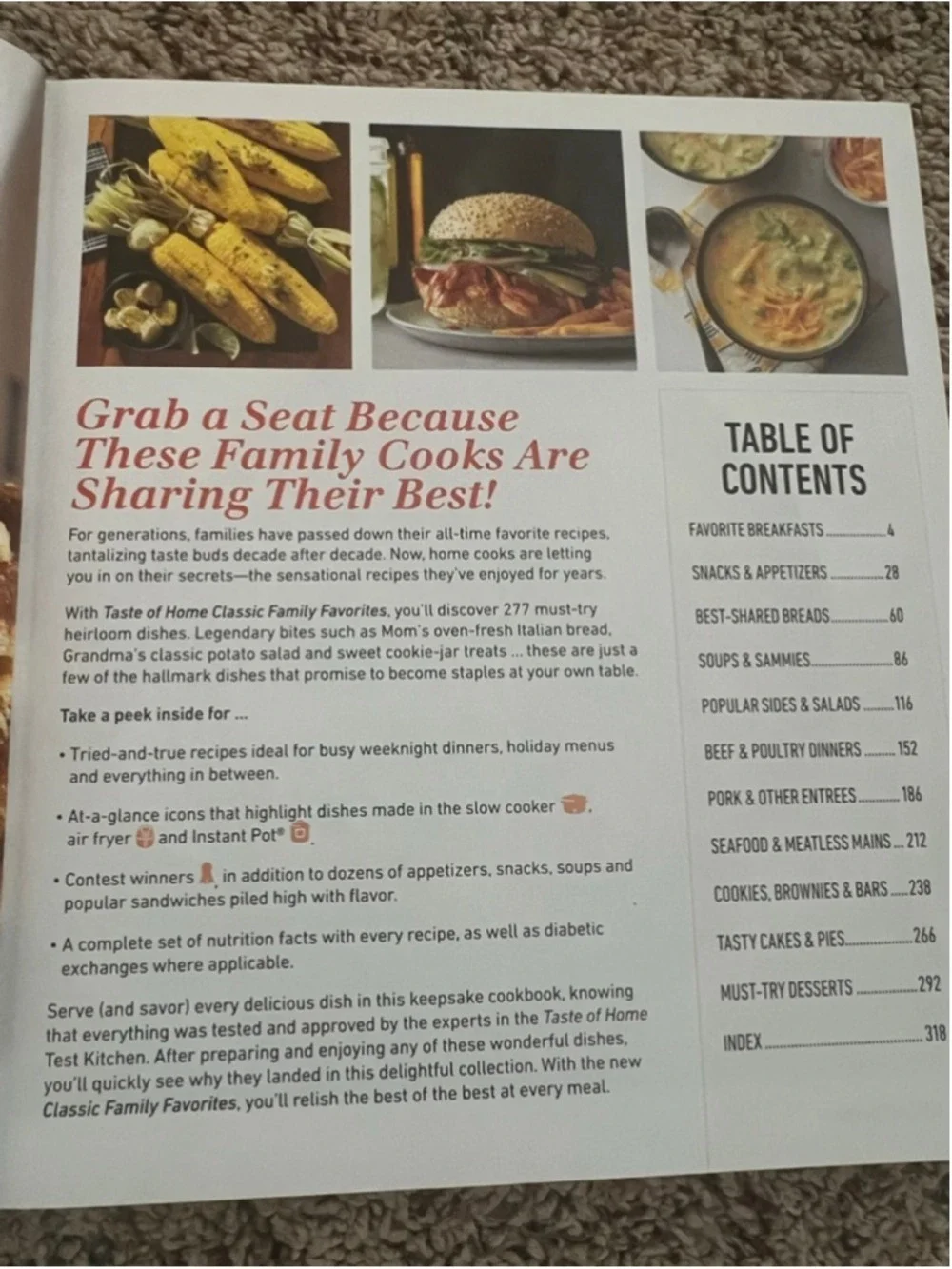 Taste of Home Classic Family Favorites Cookbook